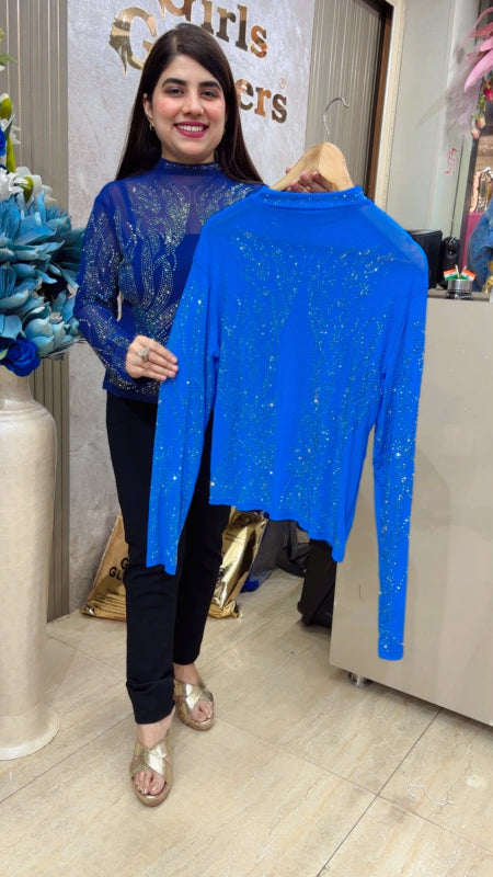 BEAUTIFUL PREMIUM GLITTER TOP GGR5548 Girls Glitters