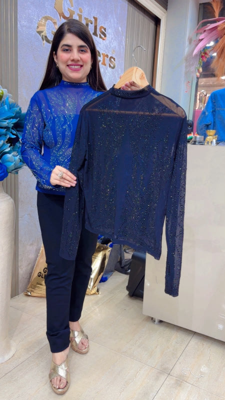 BEAUTIFUL PREMIUM GLITTER TOP GGR5548 Girls Glitters