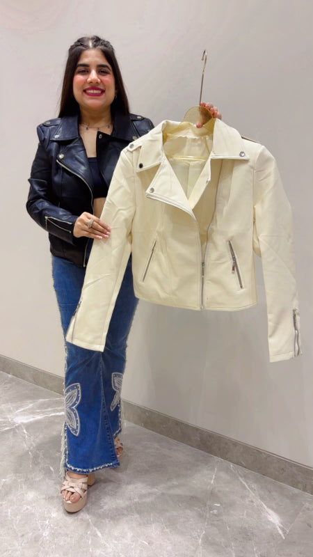 BEAUTIFUL PREMIUM LEATHER STYLE JACKET GGR5561 Girls Glitters