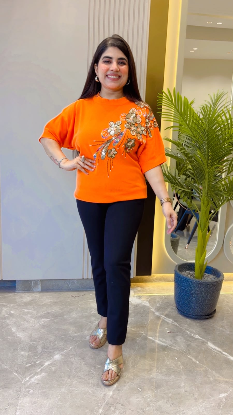 BEAUTIFUL PREMIUM DESIGNER TOP GGR5571 Girls Glitters