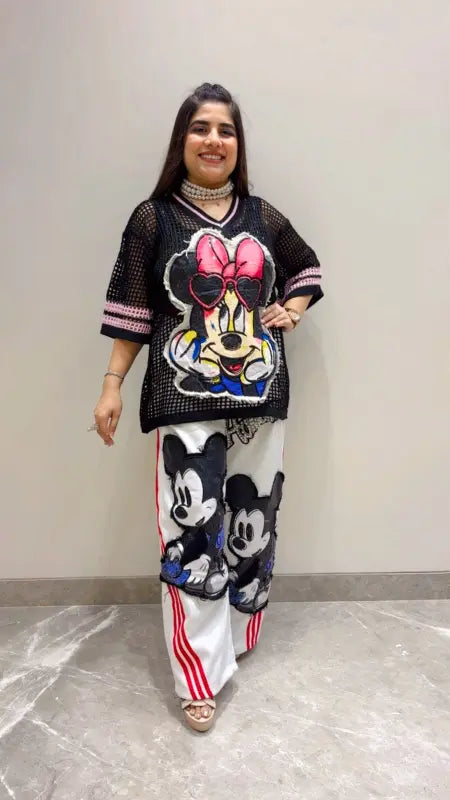 BEAUTIFUL PREMIUM MICKEY TOP WITH BUSTIER GGR5598 Girls Glitters