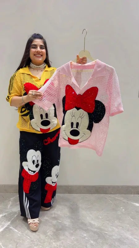 BEAUTIFUL PREMIUM MICKEY TOP WITH BUSTIER GGR5596 Girls Glitters