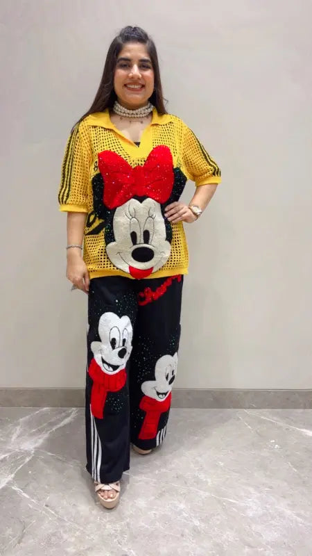 BEAUTIFUL PREMIUM MICKEY TOP WITH BUSTIER GGR5596 Girls Glitters