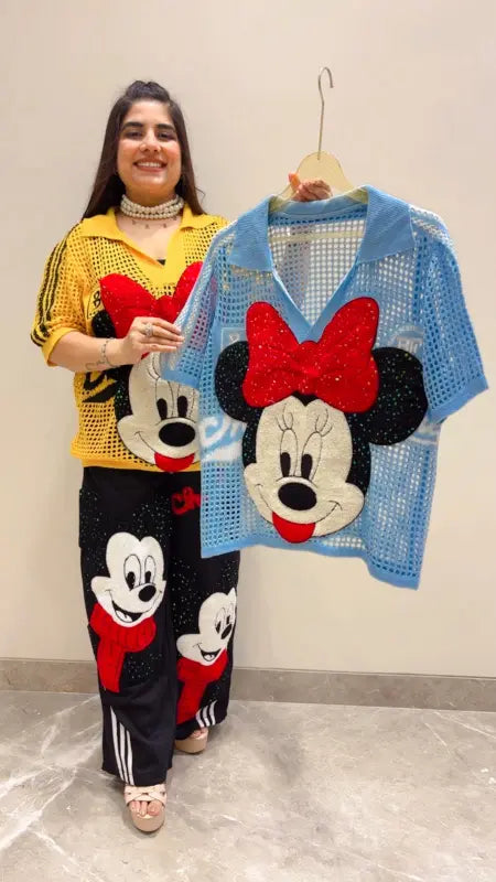 BEAUTIFUL PREMIUM MICKEY TOP WITH BUSTIER GGR5596 Girls Glitters