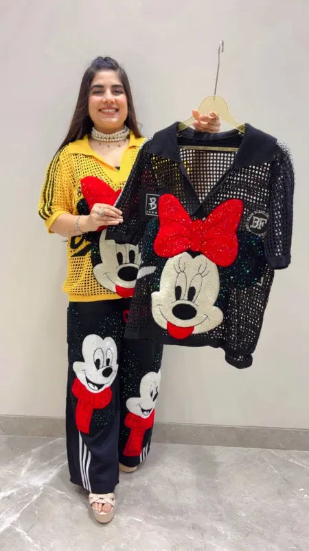 BEAUTIFUL PREMIUM MICKEY TOP WITH BUSTIER GGR5596 Girls Glitters