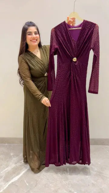 BEAUTIFUL PREMIUM IMPORTED DRESS GGR5594 Girls Glitters