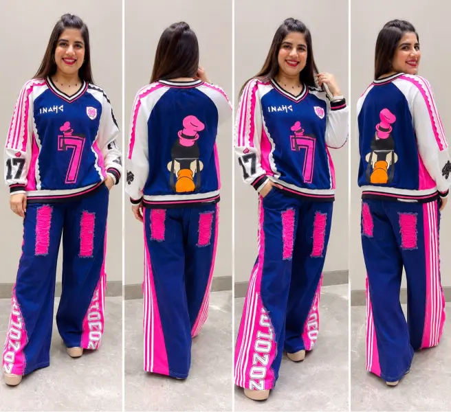 BEAUTIFUL SPORT JERSEY CORD SET GGR5606 Girls Glitters