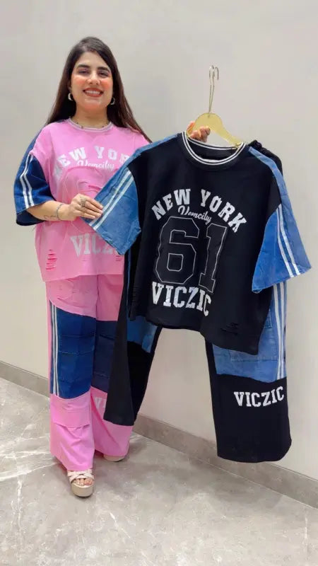 BEAUTIFUL PREMIUM SPORT JERSEY CORD SET GGR5613 Girls Glitters