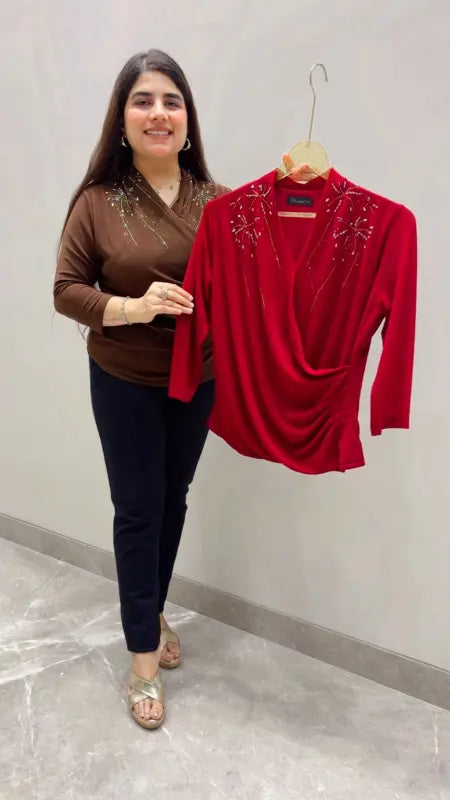 BEAUTIFUL PREMIUM DESIGNER TOP GGR5617 Girls Glitters