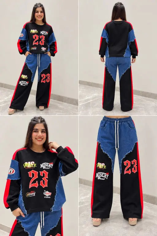 BEAUTIFUL PREMIUM JERSEY CORD SET GGR5626 Girls Glitters