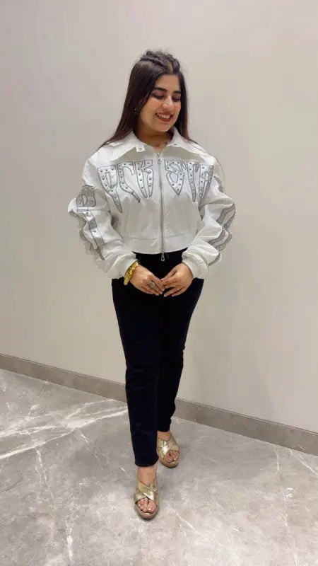 BEAUTIFUL PREMIUM BOLLYWOOD STYLE JACKET GGR5632 Girls Glitters