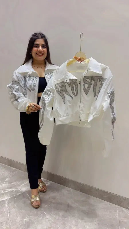 BEAUTIFUL PREMIUM BOLLYWOOD STYLE JACKET GGR5632 Girls Glitters