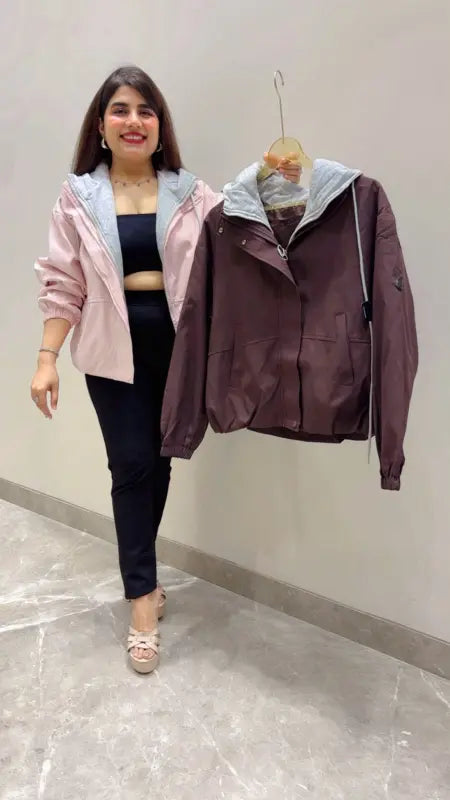 BEAUTIFUL PREMIUM HOODIE STYLE JACKET GGR5651 Girls Glitters