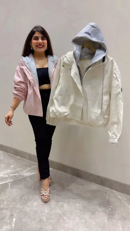 BEAUTIFUL PREMIUM HOODIE STYLE JACKET GGR5651 Girls Glitters