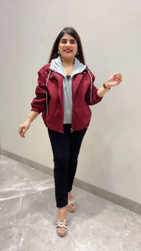 BEAUTIFUL PREMIUM HOODIE STYLE JACKET GGR5651 Girls Glitters
