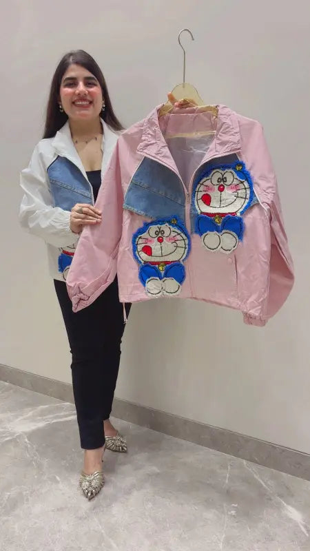 BEAUTIFUL PREMIUM DOREMON STYLE JACKET GGR5679 Girls Glitters