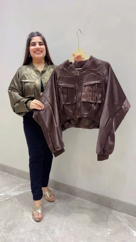 BEAUTIFUL HEAVY SATIN JACKET GGR5689 Girls Glitters