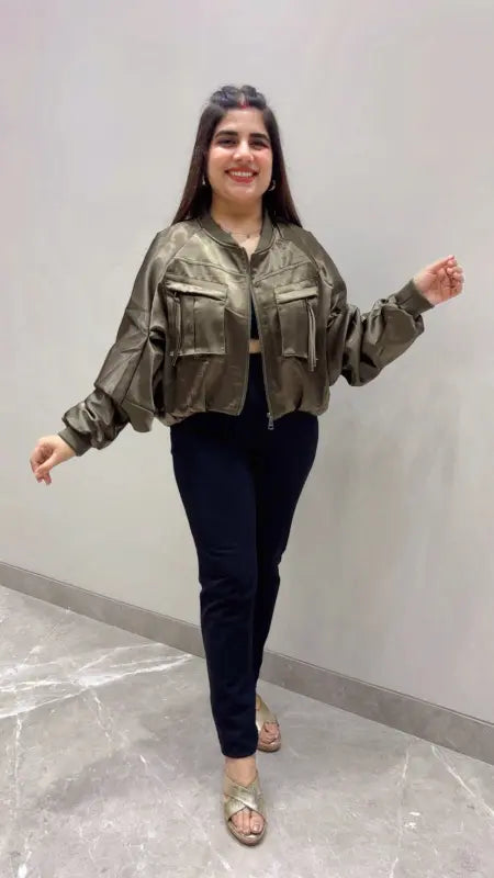 BEAUTIFUL HEAVY SATIN JACKET GGR5689 Girls Glitters