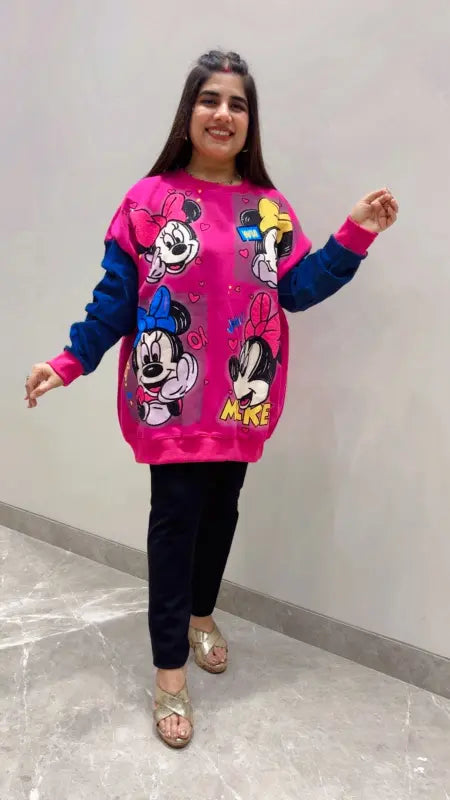 BEAUTIFUL PREMIUM MICKEY SWEARTSHIRT GGR5692 Girls Glitters