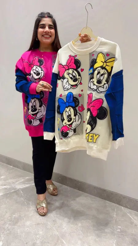BEAUTIFUL PREMIUM MICKEY SWEARTSHIRT GGR5692 Girls Glitters