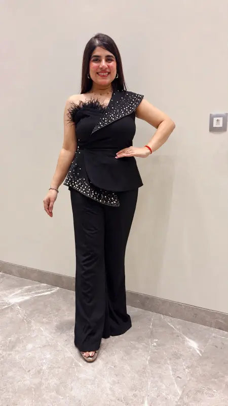 BEAUTIFUL ELEGANT ONE SHOULDER JUMPSUIT GGR5701 Girls Glitters