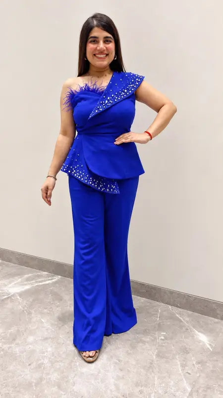 BEAUTIFUL ELEGANT ONE SHOULDER JUMPSUIT GGR5701 Girls Glitters