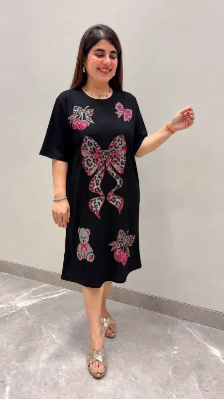 BEAUTIFUL ELEGENT MIDDI DRESS GGR5703 Girls Glitters