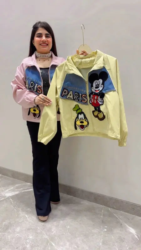 BEAUTIFUL PREMIUM MICKEY STYLE JACKET GGR5716 Girls Glitters