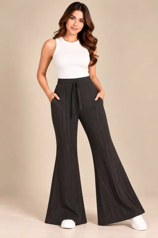 BEAUTIFUL WIDE LEG COMFORTABLE KNOT PANTS GGR5729 Girls Glitters