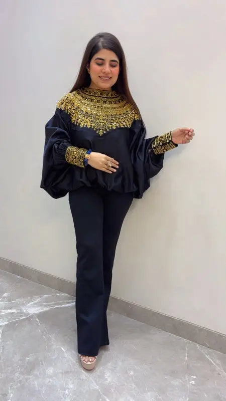 BEAUTIFUL PREMIUM EMBROIDERY TOP GGR5742 Girls Glitters