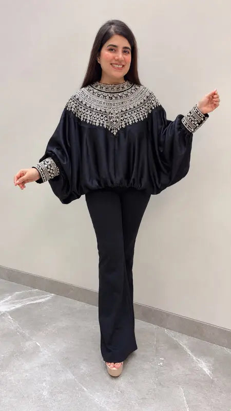 BEAUTIFUL PREMIUM EMBROIDERY TOP GGR5742 Girls Glitters