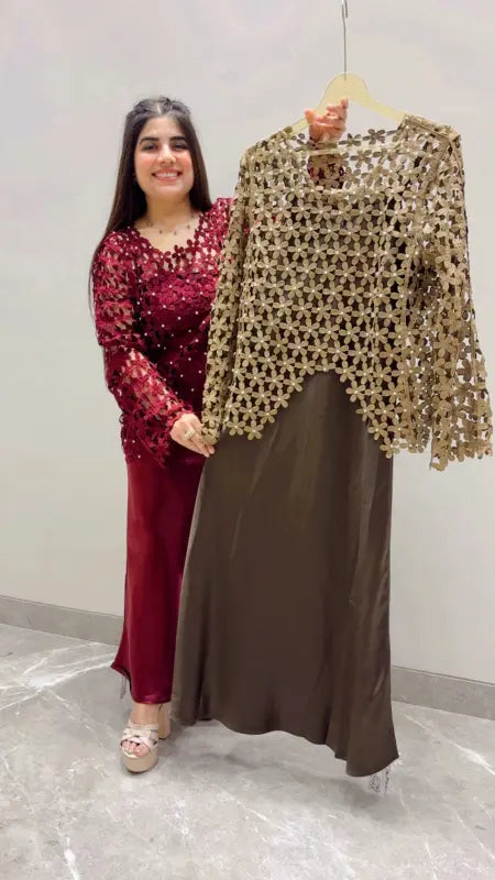 BEAUTIFUL PREMIUM IMPORTED DRESS GGR5568 Girls Glitters