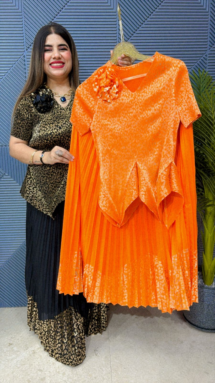 BEAUTIFUL PLEATED DREES GGR1369