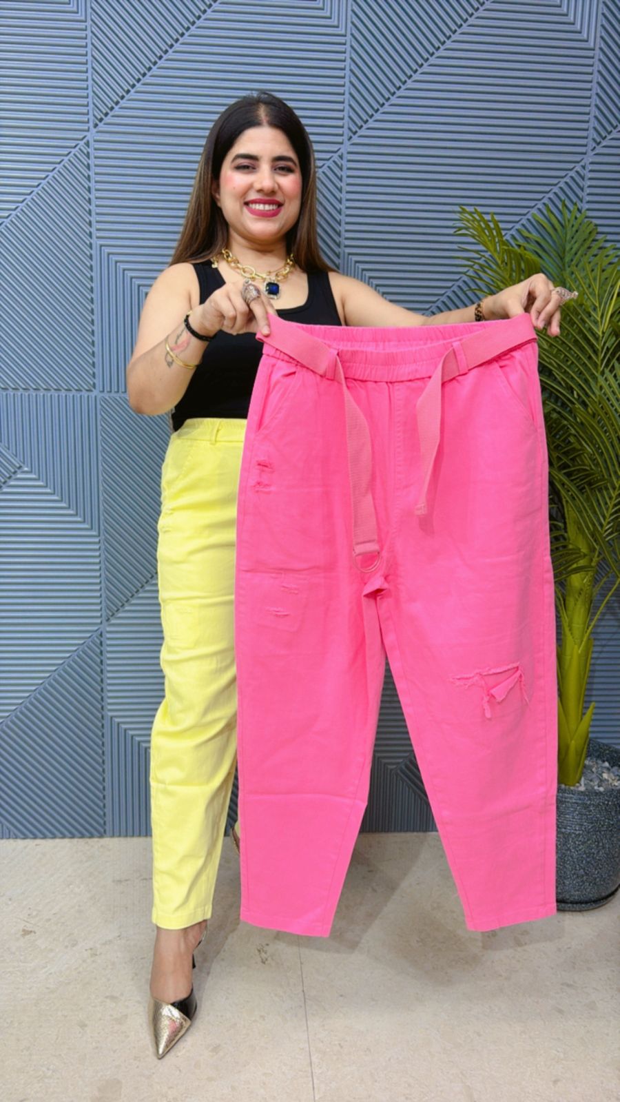 COTTON DENIM BOTTOM GGR1370