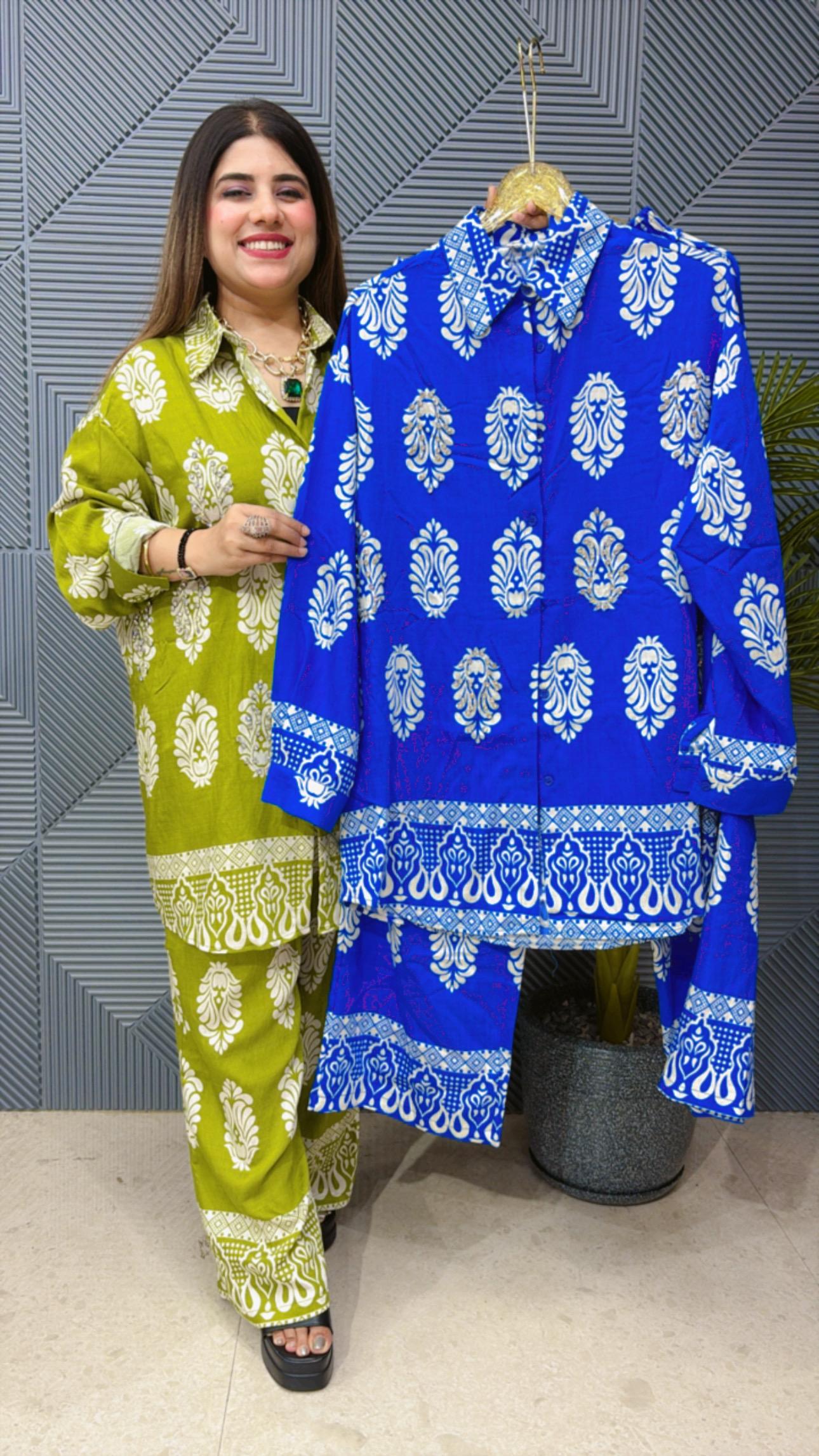 BEAUTIFUL PRINTED CORD-SET GGR1379