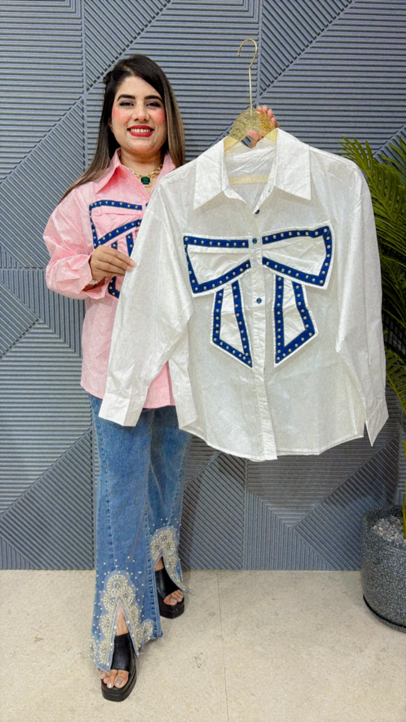 BOW COTTON SHIRT GGR1470