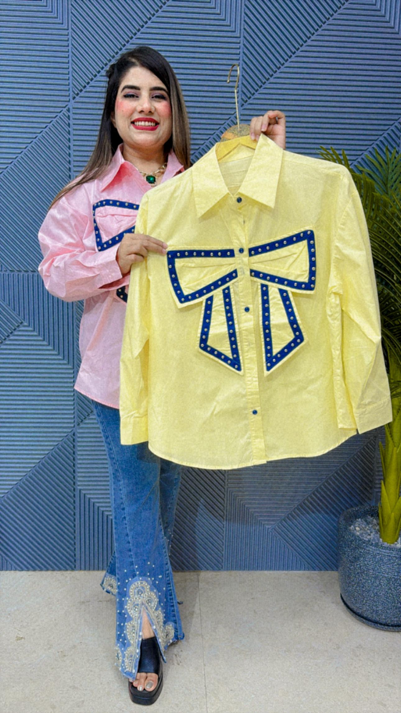 BOW COTTON SHIRT GGR1470