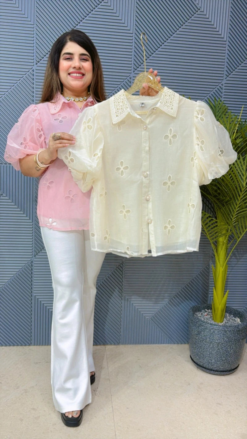 BEAUTIFUL FLOWER TOP GGR1545
