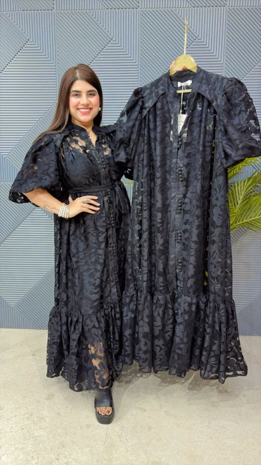 PREMIUM LACE DRESS WITH EMBROIDERY GGR1761