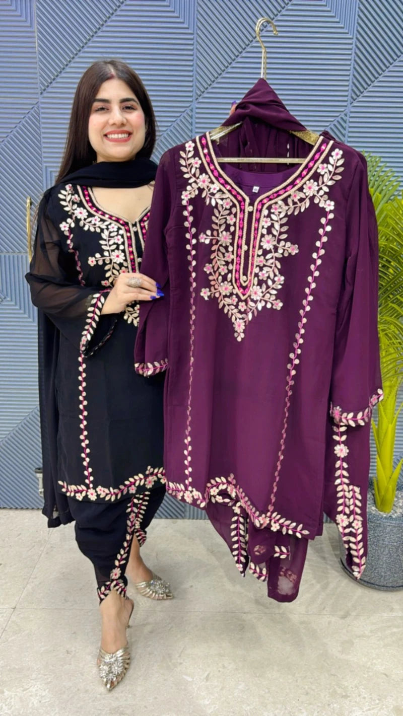 PREMIUM 3 PCS TULIP PANT SUIT GGR3102