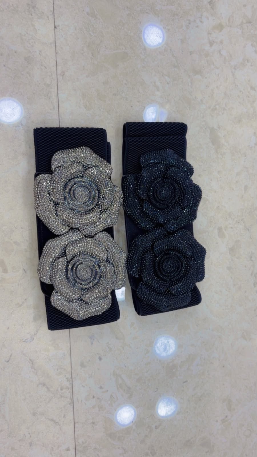 BEAUTIFUL SWAROVSKI ROSE BELT GGR4728 Girls Glitters