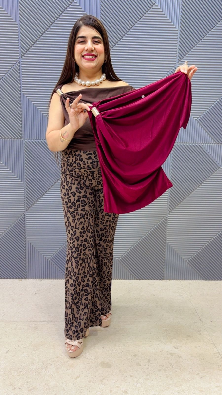 BEAUTIFUL DROP SHOULDER TOP GGR4968 Girls Glitters
