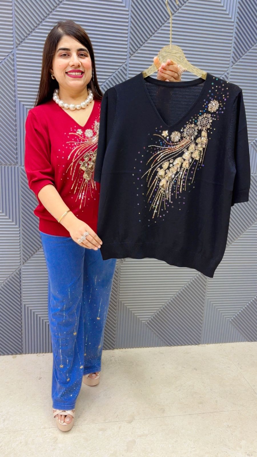 BEAUTIFUL  TOP GGR4975 Girls Glitters