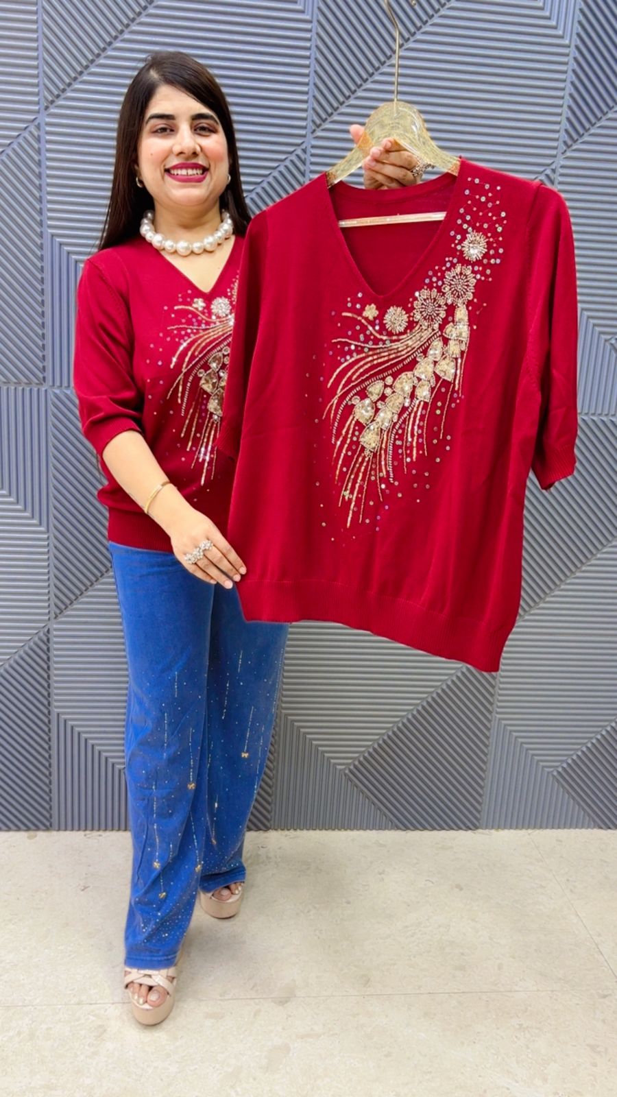 BEAUTIFUL  TOP GGR4975 Girls Glitters