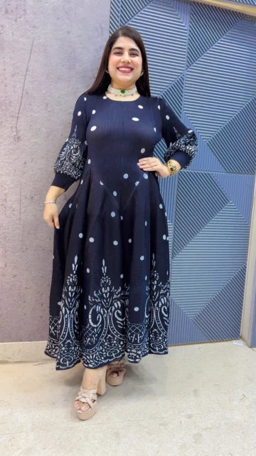 BEAUTIFUL PREMIUM MAGICAL WRINKLE DRESS GGR5343 Girls Glitters