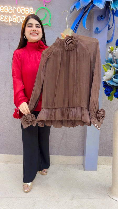 BEAUTIFUL PREMIUM ROSE TOP GGR5465 Girls Glitters