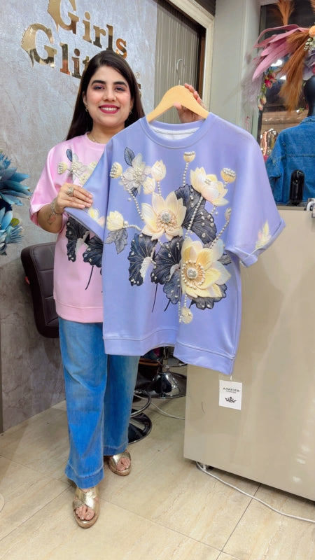 BEAUTIFUL PREMIUM FLOWER TOP GGR5543 Girls Glitters