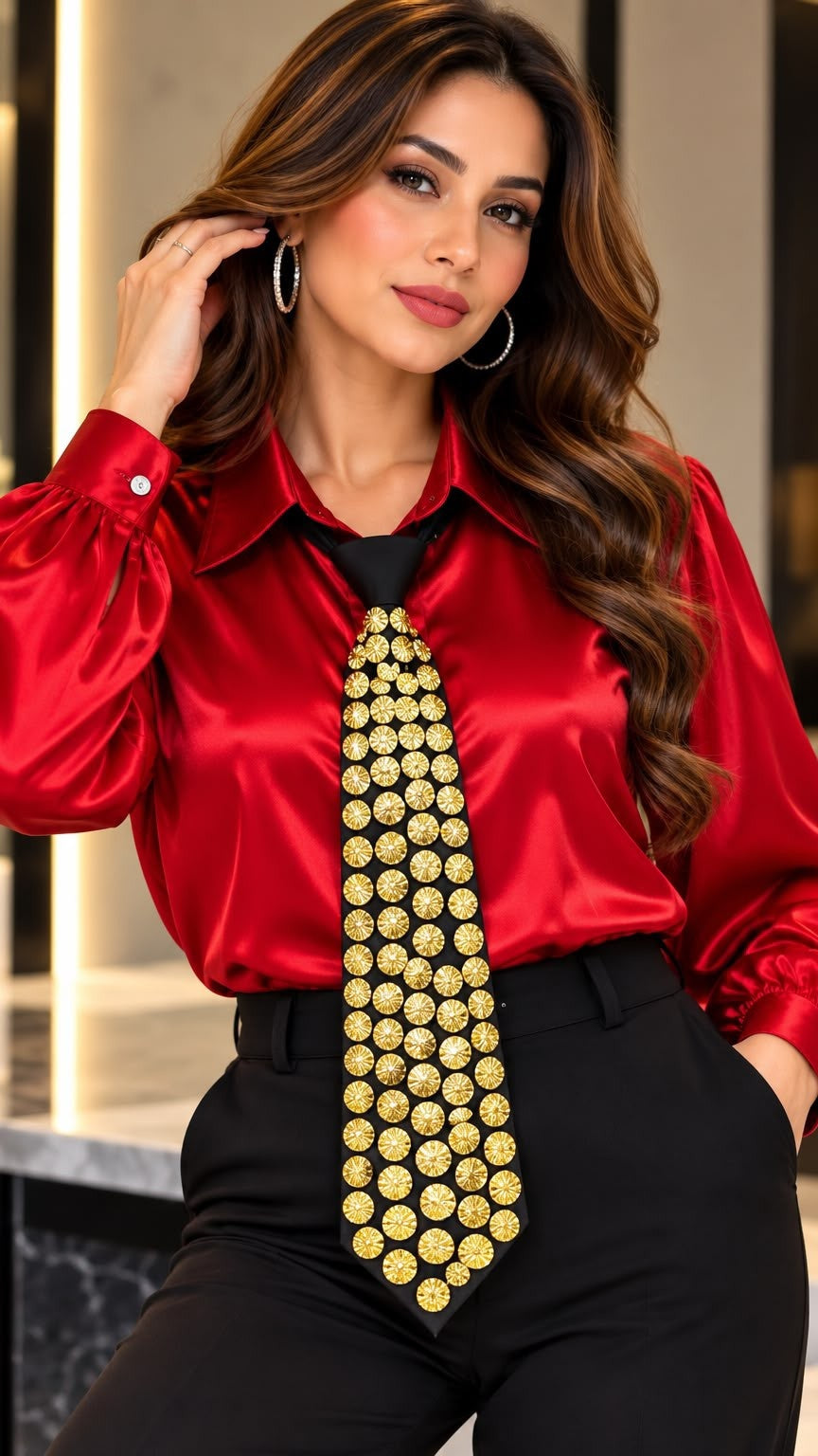 BEAUTIFUL MARK DESIGN TIE GGR5580 Girls Glitters