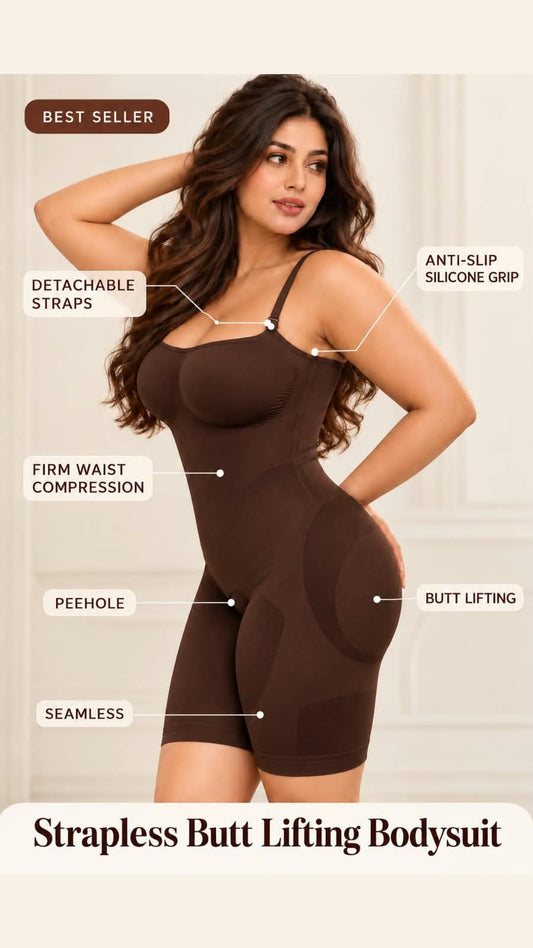 STRAPLESS BUTT LIFTING BODYSUIT GGR5639 Girls Glitters