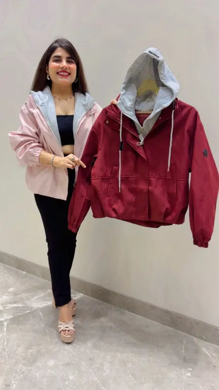 BEAUTIFUL PREMIUM HOODIE STYLE JACKET GGR5651 Girls Glitters